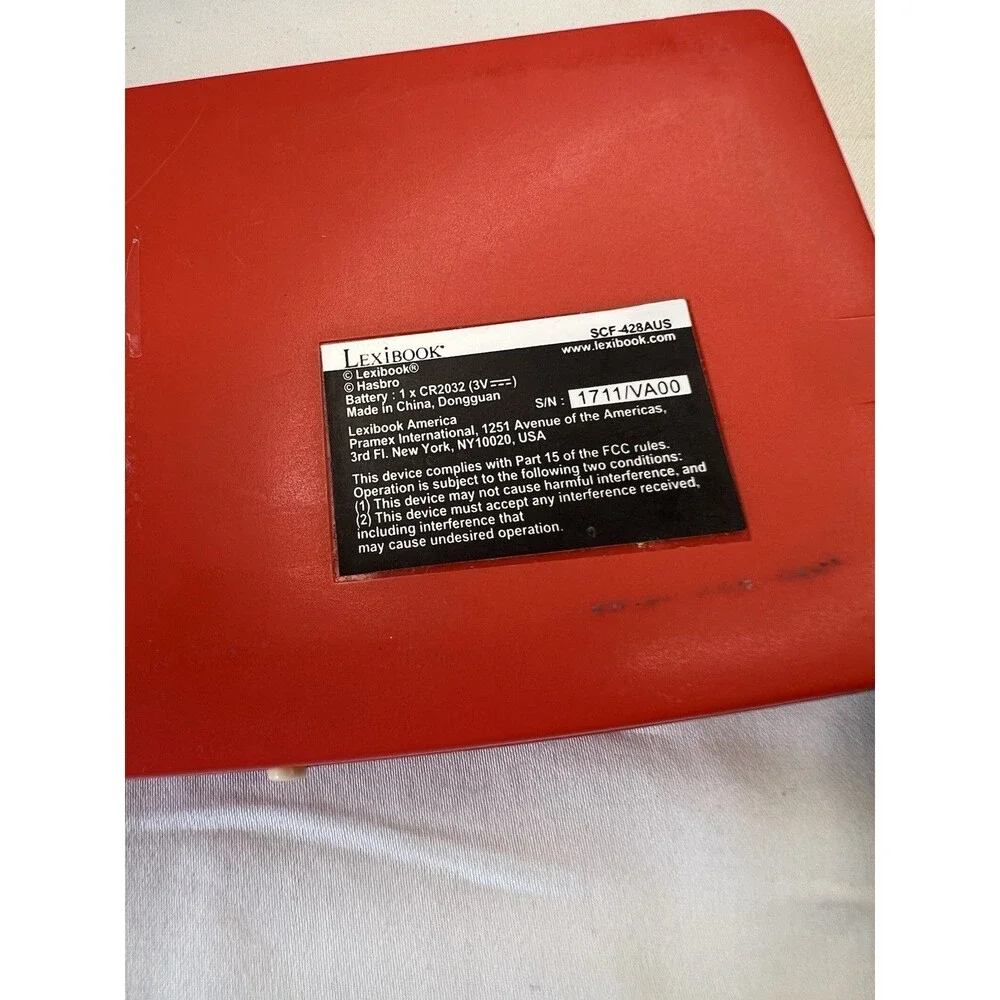 Electronic Lexibook Scrabble Dictionary Handheld 2x, Working, Read Below